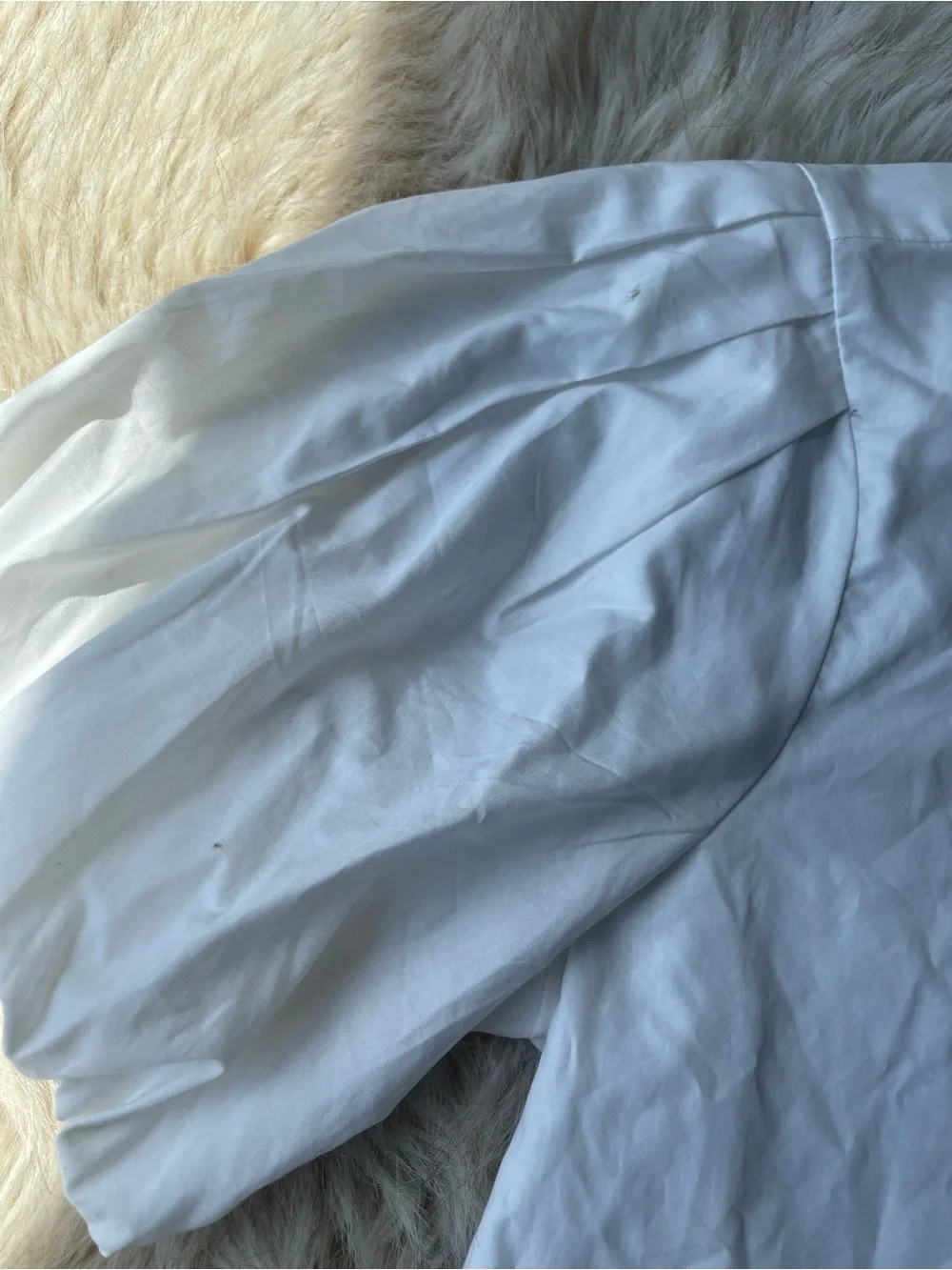 J.Crew Gamine Puff-Sleeve Shirt in Cotton Poplin